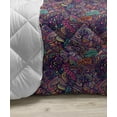 thumbnail image 3 of Vintage Down Alternative Comforter, Grungy Composition with Rich Flower Gentle Spring Foliage Revival, Microfiber Quilt for All Season, 5 Sizes, Multicolor, by Ambesonne, 3 of 3