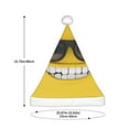thumbnail image 3 of Cauagu Smiling With Sunglasses for Adult Christmas Hat,1-Pack Xmas Holiday Hat Santa Hat for Women & Men Festive Headwear Accessories Fit for Christmas/New Year/Party, 3 of 6