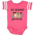 thumbnail image 3 of Inktastic My Grammy Loves Me with Sloth and Hearts Boys or Girls Baby Bodysuit, 3 of 5