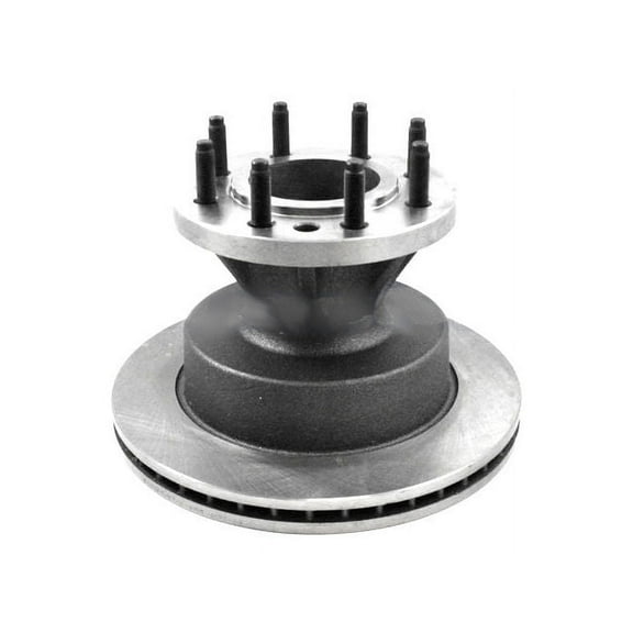 Front Brake Rotor and Hub Assembly - Compatible with 1995 - 1998 Ford E-350 Econoline Dual Rear Wheel 1996 1997