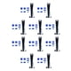 thumbnail image 3 of Methold 7 piezas de tapas de tapón de polvo para consola de juegos de repuesto para 5 azul Azul 10piezas, 3 of 6