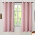 thumbnail image 4 of 39x51 Inch 1 PCS Darkening Thermal Insulated Curtain Panels Balance Privacy and Light Sheer Drapes Home Wedding Party Textile Decoration Room Decore for Farmhouse Bedroom Office Country, 4 of 9