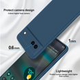 thumbnail image 3 of UYWGF-Silicone Case Compatible with Google Pixel 6A, Full Body Silky Soft Touch Phone Case with Camera Protection, Shockproof Cover with Microfiber Lining, Blue, 3 of 3