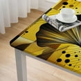 thumbnail image 5 of Acheng Ginkgo Leaf Square Tablecloth Washable for Home Kitchen Outdoor Decoration 100% Polyester Fiber 46*46, 5 of 8