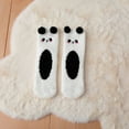 thumbnail image 4 of Dyfzdhu Women Tube Socks Three-Dimensional Cartoon Cute Bear Coral Home Floor Socks Half Sleep Socks, 4 of 5