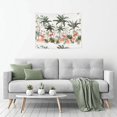 thumbnail image 5 of Kdxio Flamingo Palm Trees Wall Hanging Tapestries Banner For Bedroom College Dorm Home Living Room Party Decor 29X37 In, 5 of 8
