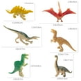 thumbnail image 3 of MeetYTOYS 6 Piece Mini Dinosaur Toy Set for Party Favor Supplies Birthday Cupcake Toppers, Plastic Figure Toys for Kids Toddler 2 3 4 5 6 7 8 9, 3 of 8
