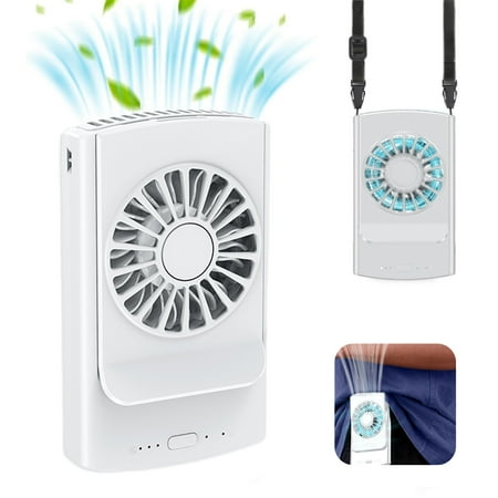 

Waist Fan Necks Fan Portables Fan Adjust 3 Speeds Clip On Fan Wearable Belt Fan Personals Fan For Hiking Outdoors Riding Farm Work Gardening Indoor Home Office