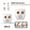 2PCS White, variant on Set of 2 Owl-Shaped HD Security Cameras, Smart Human Detection & Discreet Alarm System, Wireless Monitoring & USB Power, Home & Small Shop Security Camera