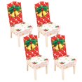 thumbnail image 1 of Chair Covers Compatible With Dining Room Set Of 4, Printed Chair Protectors Covers, Removable And Washable, 1 of 5