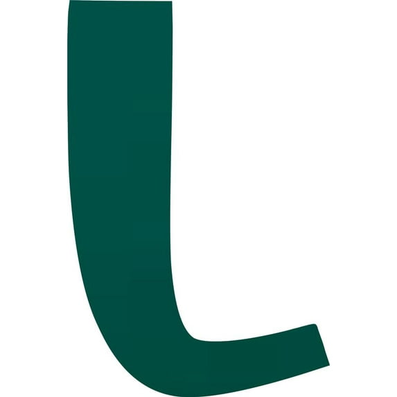 Acrylic Letter L Blank Craft, 10'' Tall Frosted Teal Custom Wedding Reception Signage, DIY