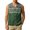 Dark Green, variant on GrmtClth Mens Sleeveless Vest Button Down Waistcoat, Ethnic Tribal Geometric Print V Neck Casual Tank Top Lightweight Outdoor Camping Sleeveless Shirt Dark Green L