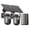 Gray, variant on Conico 2-Camera Wireless Security Camera System with Base Station, No Monthly Fee, Outdoor Security Camera Wireless, 2K 360° View, Solar Powered, Night Vision, Home Surveillance Cameras