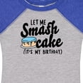 thumbnail image 4 of Inktastic Let Me Smash Cake Its My Birthday Boys Baby Bodysuit, 4 of 5