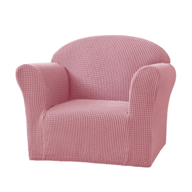 Inteprter Funda elástica para sofá para silla, excelente elasticidad, protección completa, fácil de cuidar, funda para sofá para niños Decoración del hogar rosa