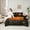 Black Orange 03, variant on Feelyou Halloween Pumpkin Child Twin Bedding Sets 7-Piece, Autumn Leaf Bedding Comforter Set, Black Orange Reversible Sheet Sets, Lightweight Room Decor
