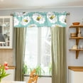 thumbnail image 4 of Coolnut Cute Bee Windows Valance Curtains, 54x18in Double Layer Short Blackout Window Topper Treatment for Bathroom,Kitchen,Living Room,Cafe Decor,1 Panel, 4 of 6