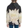 thumbnail image 6 of Sikiie Golden Lotus Zip Up Hoodie Teenage, hoodies for Teenage, Zipper Sweatshirt Jacket for Daily, Traveling-Medium, 6 of 6