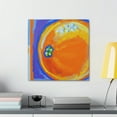 thumbnail image 3 of Orange Abstract Brilliance - Canvas, 3 of 10