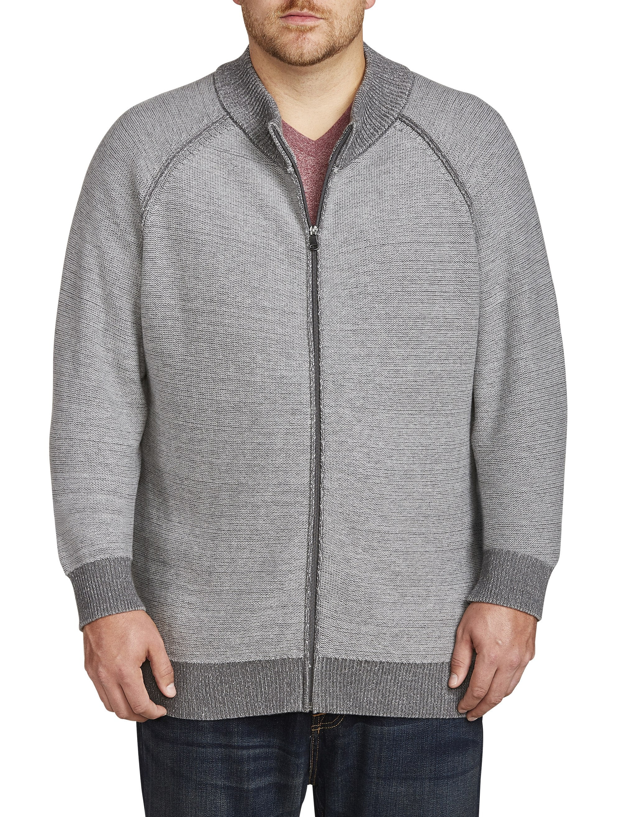Men's Big \u0026 Tall Synrgy Marled Full-Zip 