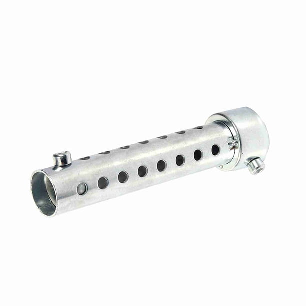 Silenciador Deflector Inserto para Escape Universal de Motocicleta DB Killer Plata 35 mm Silenciador de Escape de Motocicleta Silenciador Deflector