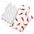 thumbnail image 2 of Kll Chili Oven Gloves And Pot Holders Grill Gloves - Oven Gloves And Pot Holders, Non-Slip Cooking Gloves With Recycled Pads, 2 of 9