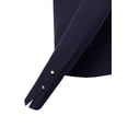 thumbnail image 5 of A2Y Women's Fitted Viscose V-Neck Long Sleeve Metal Button Detail Sweater Navy S, 5 of 6
