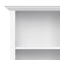 thumbnail image 4 of Simpli Home Amherst 24 inch Wide Solid Wood Transitional 5 Shelf Bookcase in White, 4 of 12