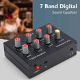 3X EQ7 Car Audio Headset Amplifier 7Band EQ Equalizer 2 Channel