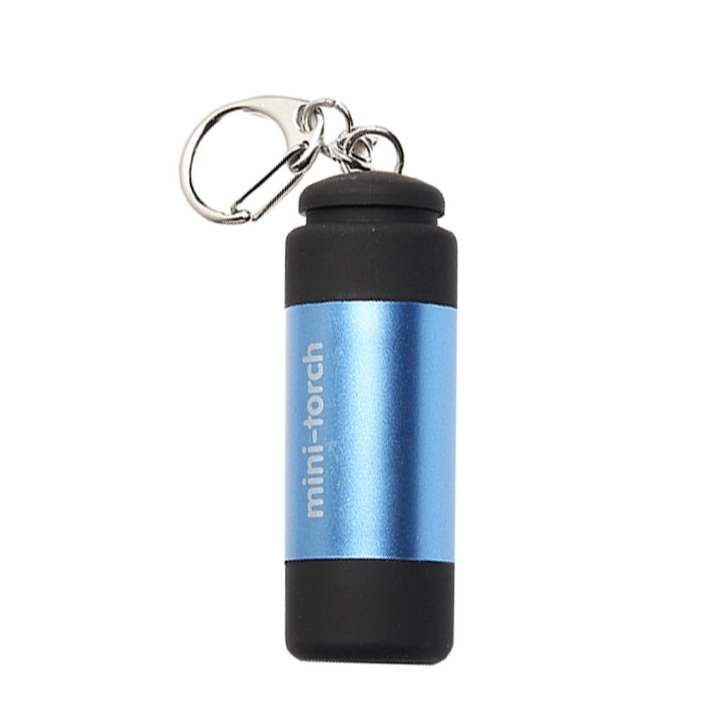 Mini Lampe Torche USB Rechargeable – étanche, Porte-clés, 25 Lumens, 70 MAh, Super Lumineuse – Urgence, Camping, Randonnée, Pêche – Plusieurs Couleurs