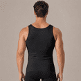 thumbnail image 4 of LRGSHF Gynecomastia Compression Shirts Mens Slimming Body Shaper Vest Summer Breathable Lightweight Workout Mens Shapewear Sleeveless Tummy Control Undershirts, 4 of 4