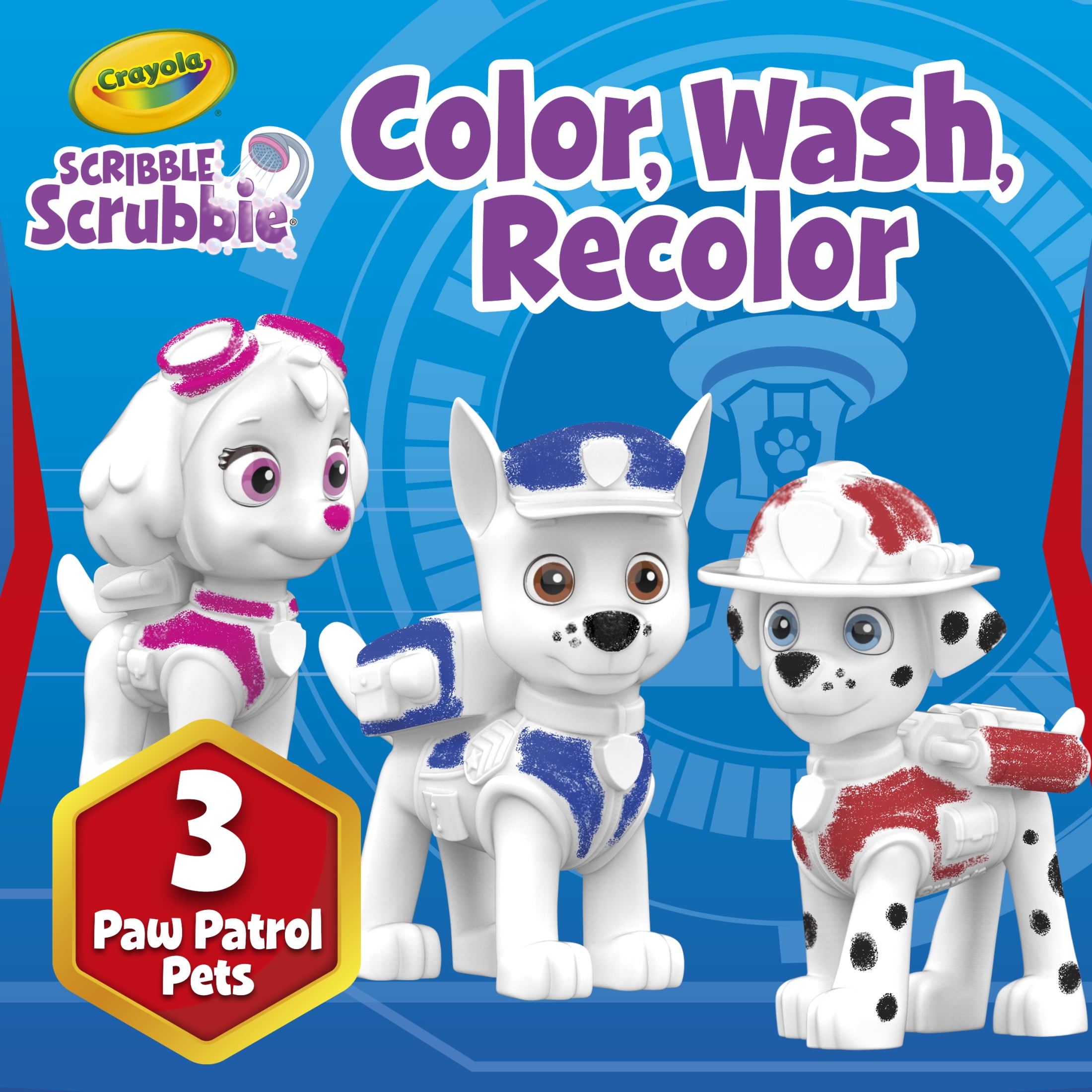 Crayola PAW Patrol Scribble Scrubbie Pets, 3ct, Toddler Easter Crafts, PAW Patrol Toy, Easter Gift f(图2)