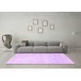 thumbnail image 3 of Ahgly Company Indoor Rectangle Solid Purple Modern Area Rugs, 5' x 8', 3 of 4