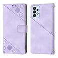 thumbnail image 2 of Compatible with Samsung Galaxy M13 4G Classic Embossed PU Leather Case with Card Holder Shockproof Cover, 2 of 5