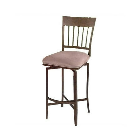 Pastel Furniture Aspen Rust 26'' Swivel Counter Stool