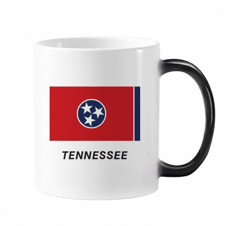 

State Flag Contour Mug Changing Color Cup Morphing Heat Sensitive 12oz
