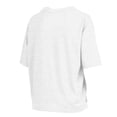 thumbnail image 3 of Women's Pressbox White Indiana Hoosiers Harmony Oversized Slub T-Shirt, 3 of 3