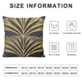 thumbnail image 6 of Acheng  Dark Grey and Gold Gradient  Throw Pillow Cover Set of 2 Geometric Lines Cushion Case Modern Luxury Pillowcase for Sofa Couch Bedroom Living Room Home Decor White, 6 of 6