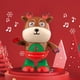 thumbnail image 1 of Adornos navideños, adornos navideños, regalos navideños, puerta abierta navideña bailando, ciervo navideño, juguete bailando, robot bailarín, regalo navideño, ciervo pequeño ornamental, 1 of 6