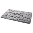 thumbnail image 1 of DISHAN Cobblestone Embossed Floor Mat - Water Absorbent - Non-Slip - Bathroom Floor Carpet - Household Supply, 1 of 8
