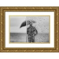 thumbnail image 1 of Melo, Josefina 24x17 Gold Ornate Wood Framed with Double Matting Museum Art Print Titled - Rainy Day, 1 of 4