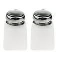 thumbnail image 1 of Tachiuwa Blanc Pompes en Acier Inoxydable Bouteilles Carrées (pack de 2), pour Essentiel 100ml, 1 of 8