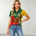 thumbnail image 1 of Women's Football Graphic T-Shirt, Women's Printed Short Sleeve Sports Top - Fashion Athletic Workout Shirt for Gym and Casual Wear for Soccer Tournament 2026 Yellow Size: M, 1 of 5
