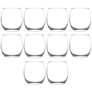 Etched Ford 11.5oz Stemless Wine Glasses, Set/4