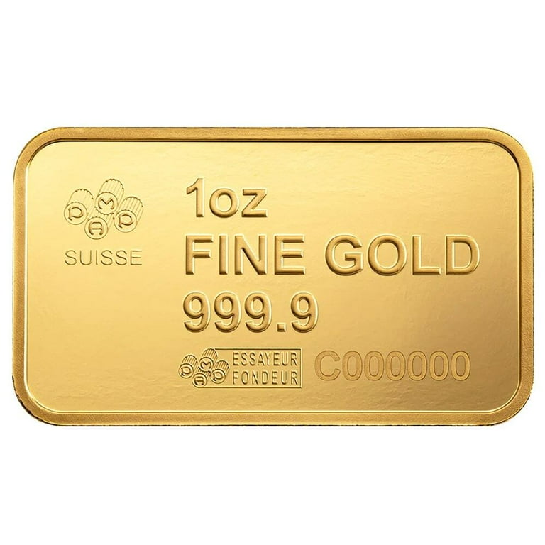 金の小判 999.9 GOLD 1 oz PAMP Suisse Liberty Bell Gold Bar .9999 Fine (in Assay