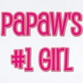 thumbnail image 2 of CafePress - Papaw's #1 Girl Infant Bodysuit - Baby Light Bodysuit, Size Newborn - 24 Months, 2 of 4