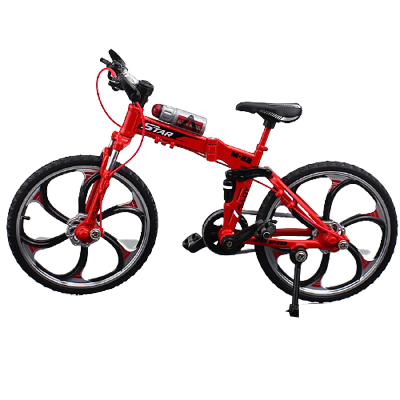 1:10 Simulation Mini Racing Bike Model Toy for Kids Collectibles Red White A 