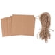 thumbnail image 2 of Tarjeta De Nombre De Papel Macarena 500 Piezas Tarjeta De Rústica Con Lazo De Guita Tarjeta de lugar de papel Kraft, 2 of 8