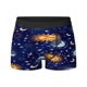 thumbnail image 3 of Calzoncillos tipo bóxer elásticos de seda transpirables con diseño de sol, luna y estrellas, para hombre, 3D, 3 of 5