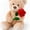 Teddy Bear Tan, variant on Guvpev Adorable Teddy Bear Plush with Rose, 9" Soft and Cuddly Stuffed Animal for Girlfriend, Wife, Friends, Anniversary & Graduation Gifts, Tan